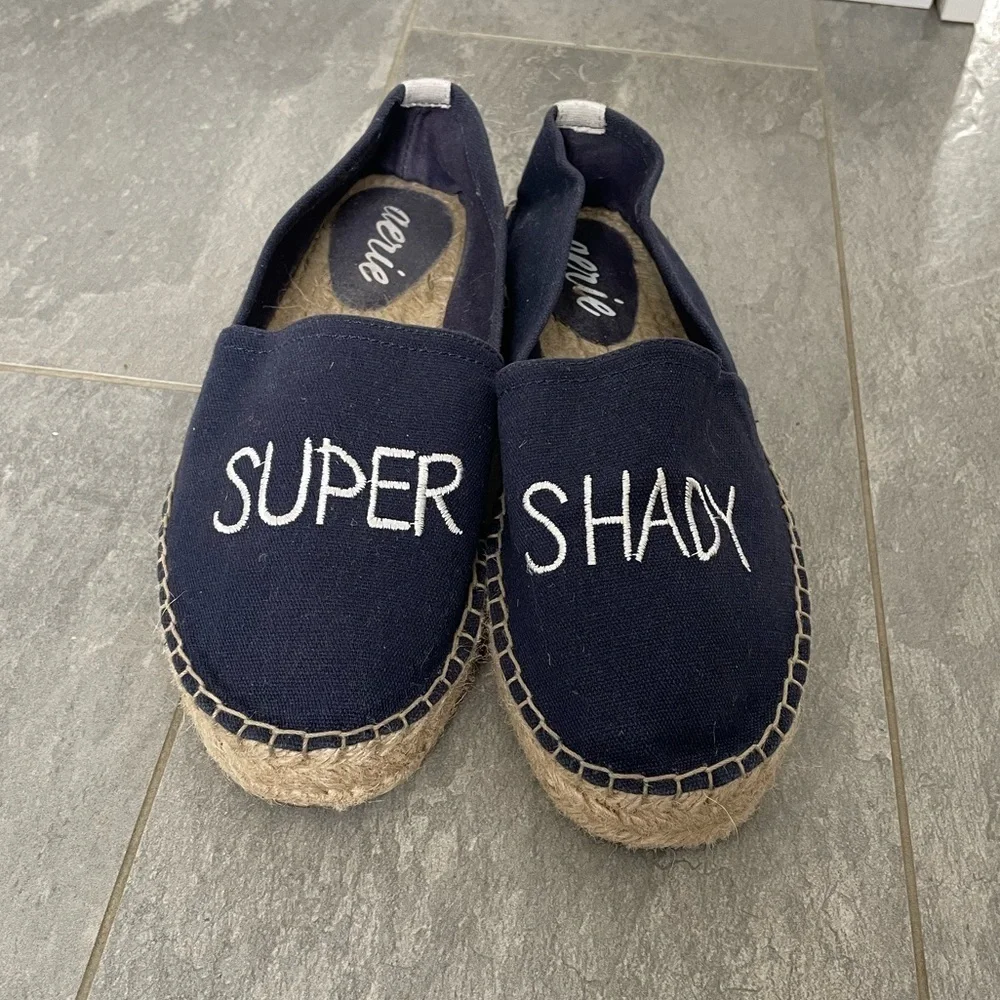 💥HOST PICK💥 Aerie “Super Shady” Platform Espadrille size 8